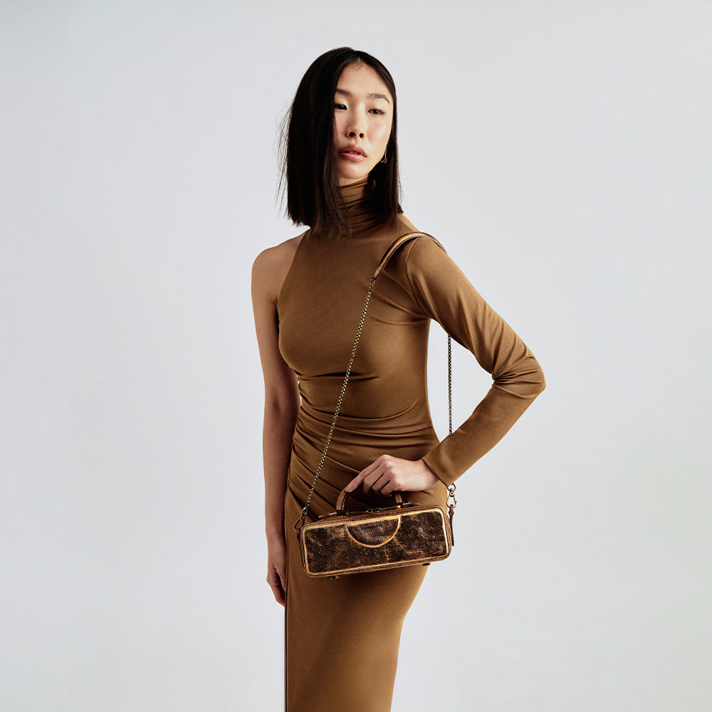Helle Wide Amber Bag