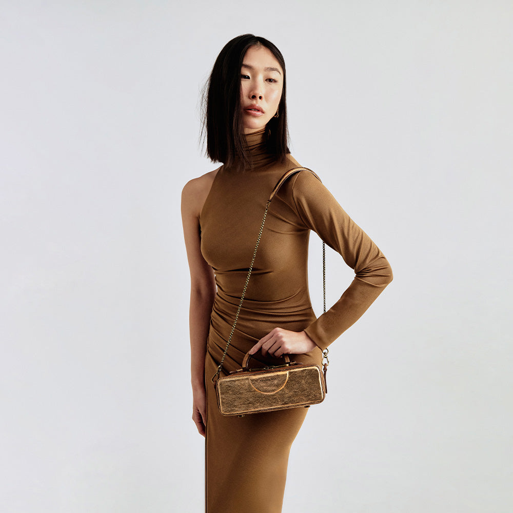 Helle Wide Amber Bag